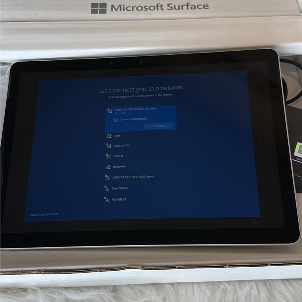 Microsoft Surface with Black Bezel